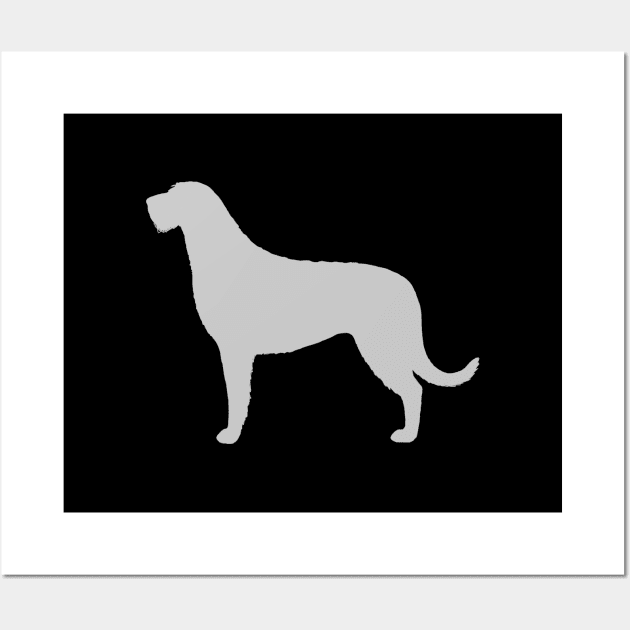 Irish Wolfhound Silhouette Wall Art by Coffee Squirrel